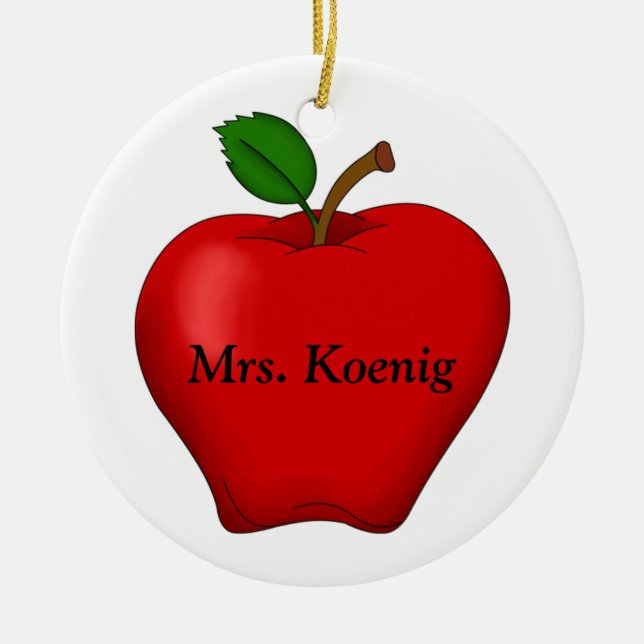 En Céramique Ornement Apple (Devant)