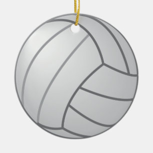En Céramique Ornement bilatéral de volleyball