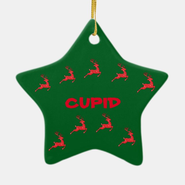 En Céramique ORNEMENT CUPID dans les couleurs... (Dos)