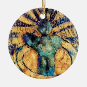 En Céramique Ornement curatif d'ange