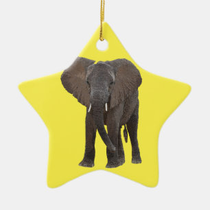 En Céramique Ornement customisé d'éléphant