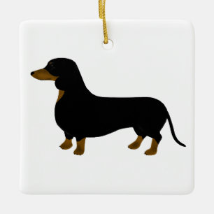 En Céramique Ornement Dachshund