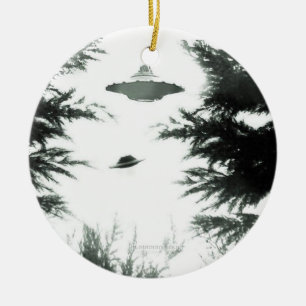 En Céramique Ornement d'amis d'UFO