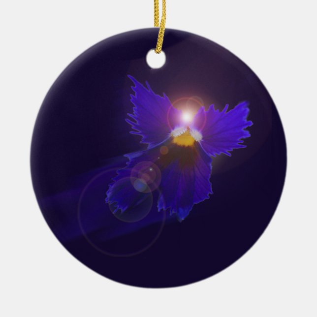 En Céramique Ornement d'ange de jardin (Devant)