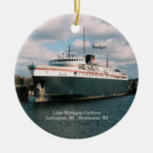 En Céramique Ornement de Badger