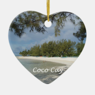 En Céramique Ornement de banc de sable de Cocos