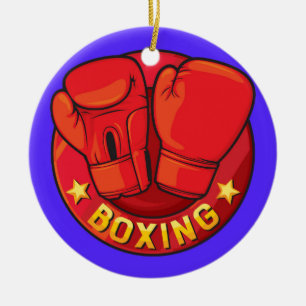 En Céramique Ornement de boxe