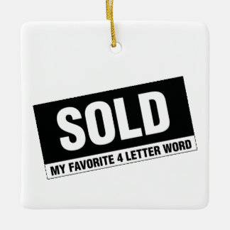 En Céramique Ornement de carré d'immobiliers