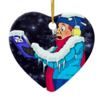 Ornement de Chanteur de Noël Froid