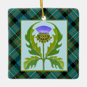 En Céramique Ornement de chardon écossais