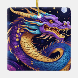 En Céramique ornement de dragon céleste