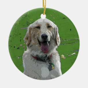 En Céramique Ornement de golden retriever