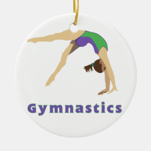 En Céramique Ornement de gymnaste