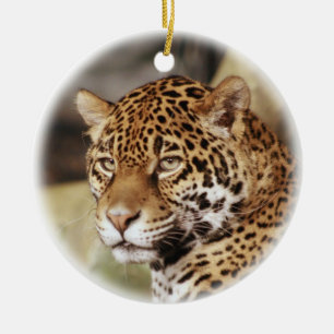 En Céramique Ornement de Jaguar