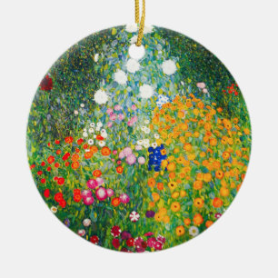 En Céramique Ornement de jardin d'agrément de Gustav Klimt