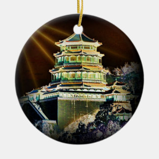 En Céramique Ornement de la pagode