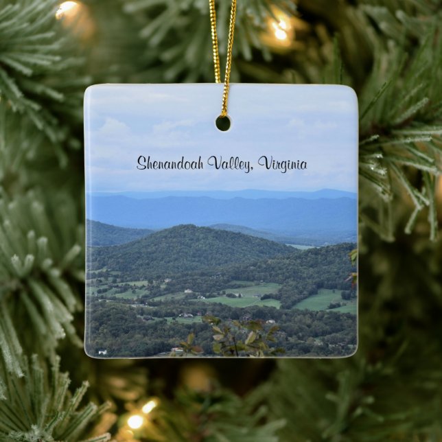 En Céramique Ornement de la Virginie de la vallée de Shenandoah (Arbre)