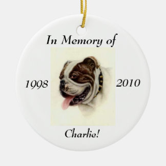 En Céramique Ornement de mémoire pour votre animal familier