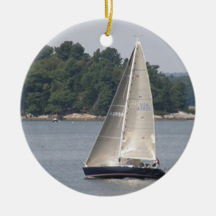 En Céramique Ornement de navigation du Maine