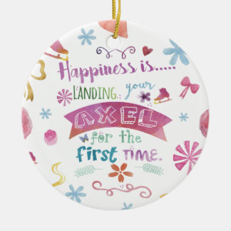 En Céramique Ornement de patinage artistique de 2016 coutumes