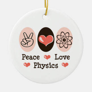 En Céramique Ornement de physique d'amour de paix