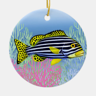 En Céramique Ornement de poisson de la côte orientale du récif 