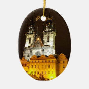 En Céramique Ornement de Prague notre Madame de Tyn