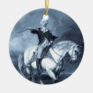 En Céramique Ornement de salut George Washington