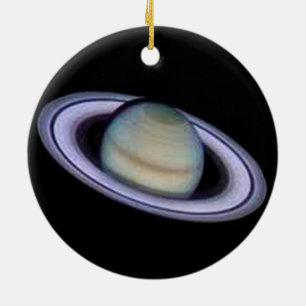 En Céramique Ornement de Saturn de planète