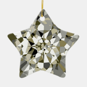 En Céramique Ornement de scintillement d'étoile de diamant