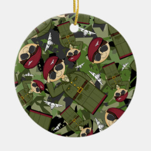 En Céramique Ornement de soldat d'armée britannique