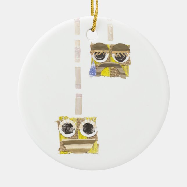 En Céramique Ornement de yo-yo d'Up-Down (Devant)