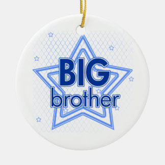 En Céramique Ornement d'étoiles bleues de frère