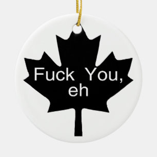 En Céramique Ornement drôle du Canada