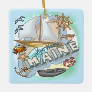 En Céramique Ornement du Maine