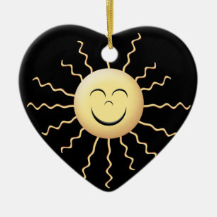 EN CÉRAMIQUE ORNEMENT DU SOLEIL