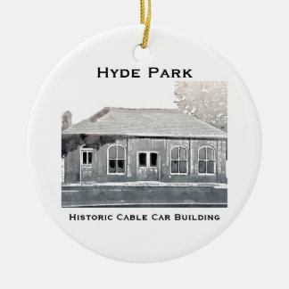 En Céramique Ornement historique du funiculaire de Hyde Park