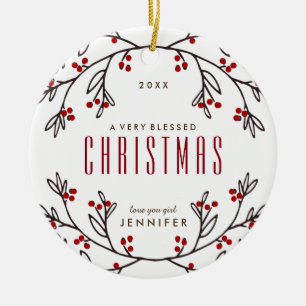 En Céramique Ornement moderne de vacances d'amitié