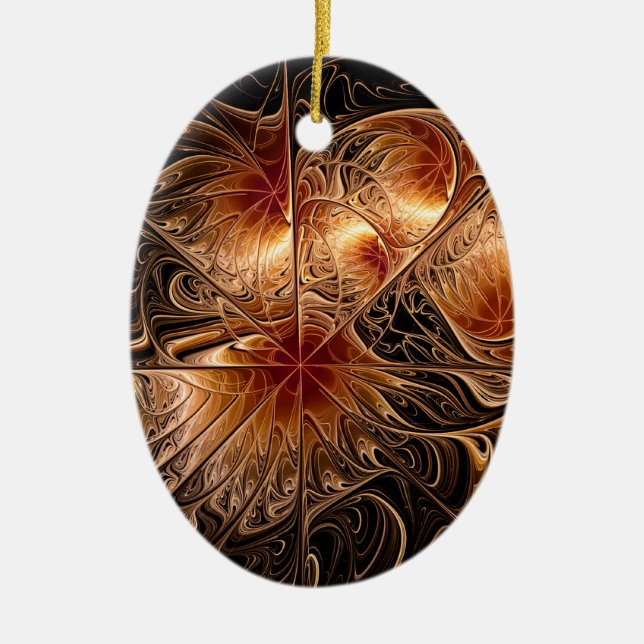 En Céramique Ornement ovale de bronze (Devant)