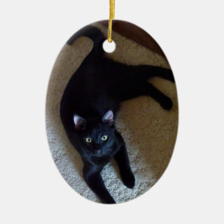 En Céramique Ornement ovale - photo faite sur commande