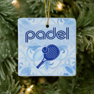 En Céramique Ornement Padel – Vibrations de carreaux espagnols 