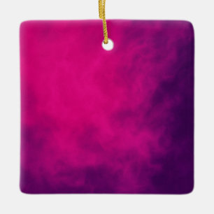En Céramique Ornement Purple Personnalisé