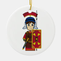 Ornement romain mignon de soldat
