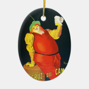 En Céramique Publicité Rétro de Bière Espagnole Décoration de B