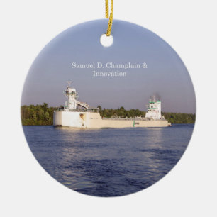 En Céramique Samuel D. Champlain & Innovation ornement