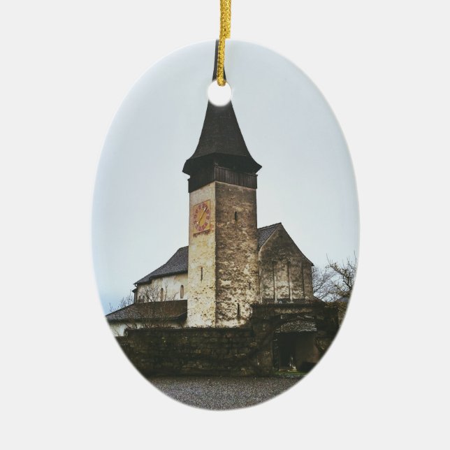 En Céramique Schlosskirche de Spiez, Suisse - ornement (Devant)