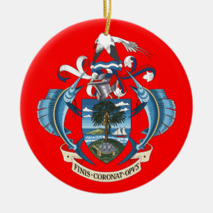 En Céramique SEYCHELLES*- ornement/Seychelles Ornement