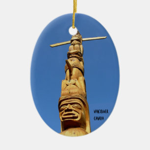 En Céramique Souvenirs personnalisés par ornement de Vancouver
