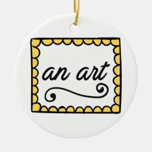 En Céramique Un ornement d'art