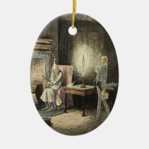 En Céramique Un ornement de chant de Noël